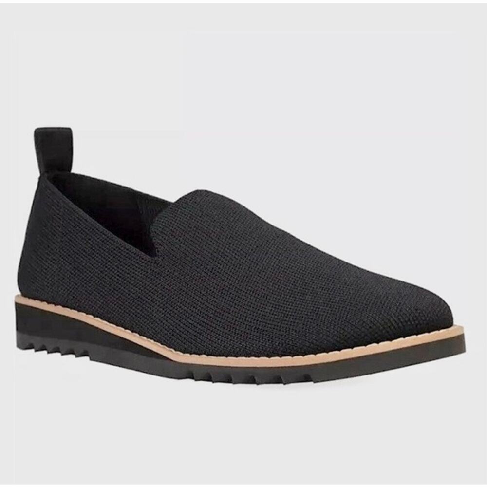 EILEEN FISHER | Lindy Novo Stretch Knit Black Wedge Sport Loafer | Size‎ 7